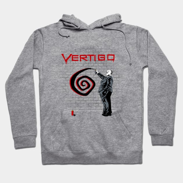 Vertigo Hitchcock Hoodie by Malakian Art